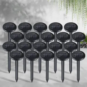 20X Solar Powered Ultrasonic Snake Repellers, Weatherproof - Gardeon