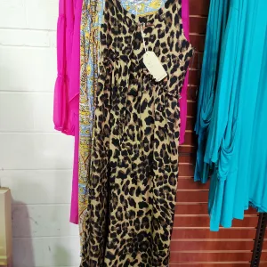 7198 LEOPARD PRINT WIDE LEG JUMPER