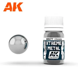 AK Interactive AK477 Xtreme Metal Chrome 30ml