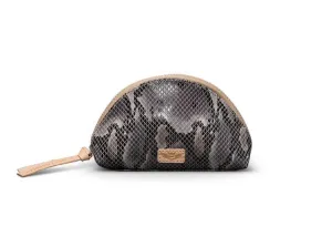 Consuela Flynn Grey Snake Medium Cosmetic Dome 7577