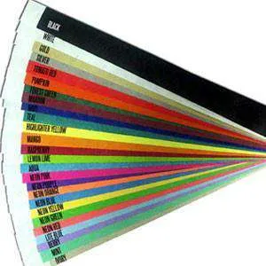 Custom 3/4" Tyvek Wristbands Solid Colors