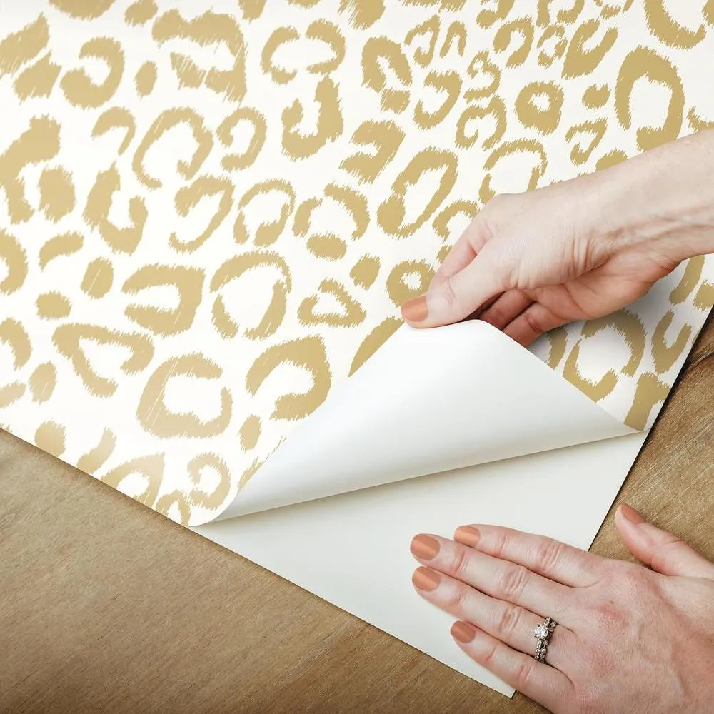 Leopard Peel and Stick Wallpaper
