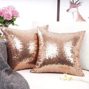 Metallic Brown Pillows