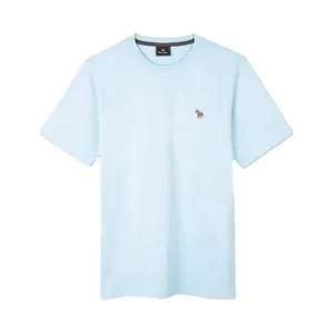 PAUL SMITH Tshirt SS Zebra Logo - Light Blue