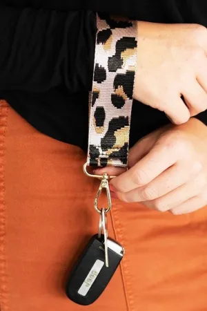 TG10269 TG10271 Animal Leopard Printed Wristband Keychain