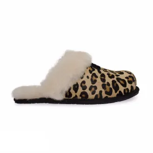 UGG Scuffette II Calf Hair Leopard Slippers