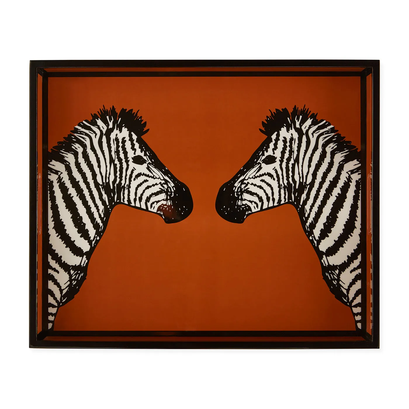 Zebra Lacquer Tray